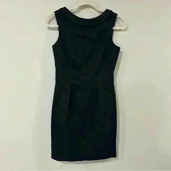 Boden Black Sheath Martha Collard Crewneck Dress Women’s Size 4 Petite - Picture 1 of 6